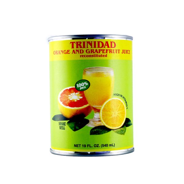 Trinidad Orange Grape Fruit Juice 19oz Sweetened Four Seasons